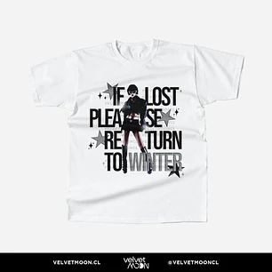 POLERA AESPA WINTER IF LOST PLEASE RETURN TO 