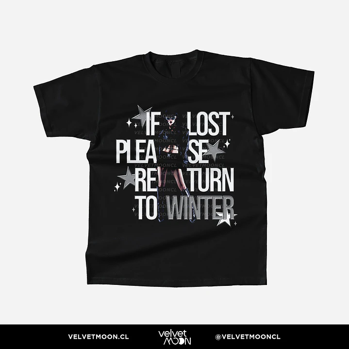 POLERA AESPA WINTER IF LOST PLEASE RETURN TO  2