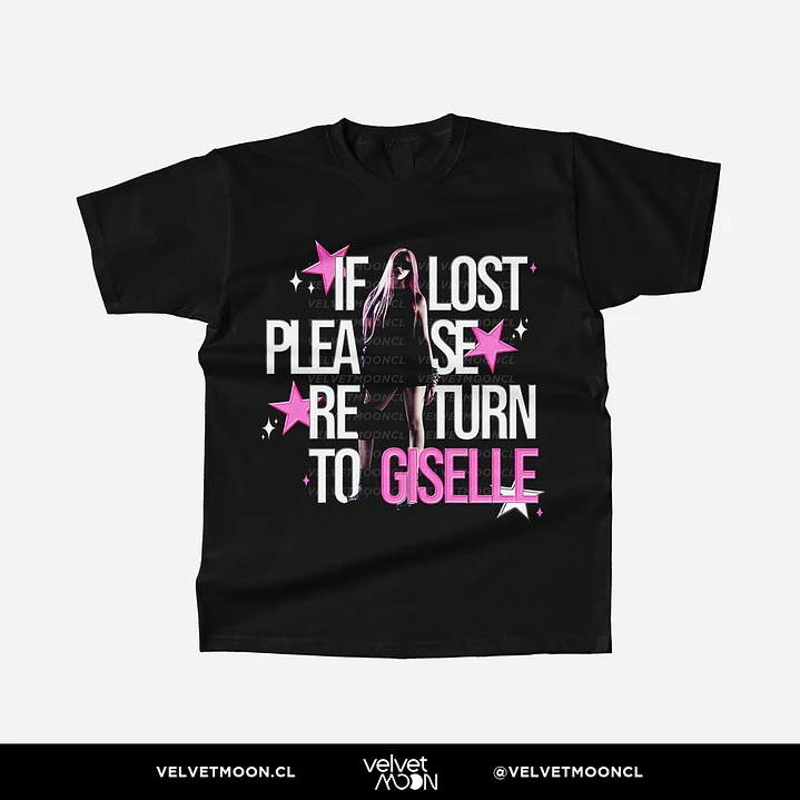 POLERA AESPA GISELLE IF LOST PLEASE RETURN TO  2