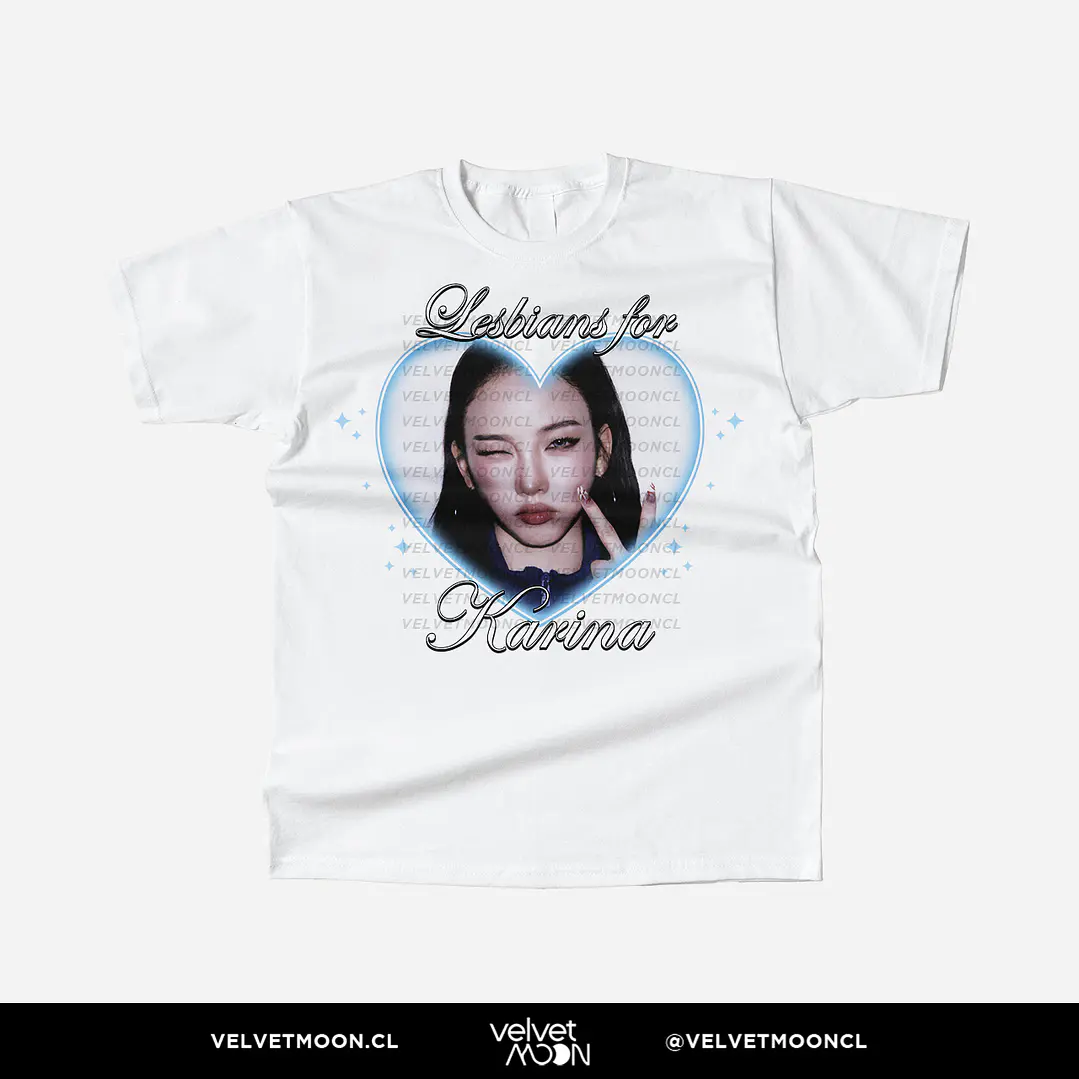 POLERA AESPA LESBIANS FOR KARINA 1