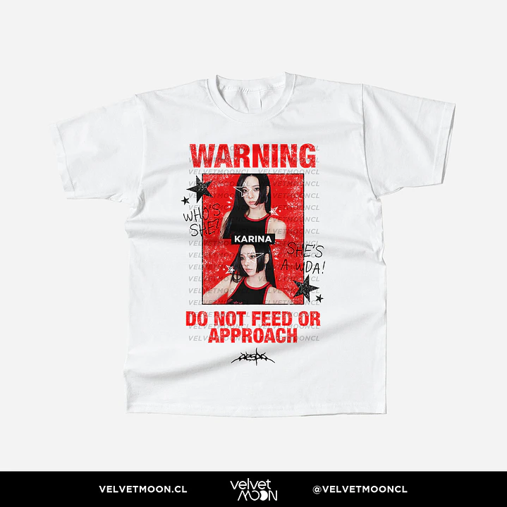 POLERA AESPA KARINA WDA WARNING 2