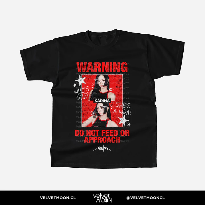 POLERA AESPA KARINA WDA WARNING 1