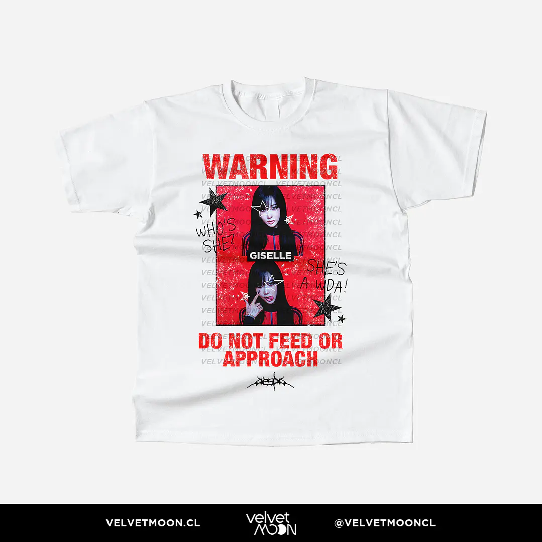 POLERA AESPA GISELLE WDA WARNING 2