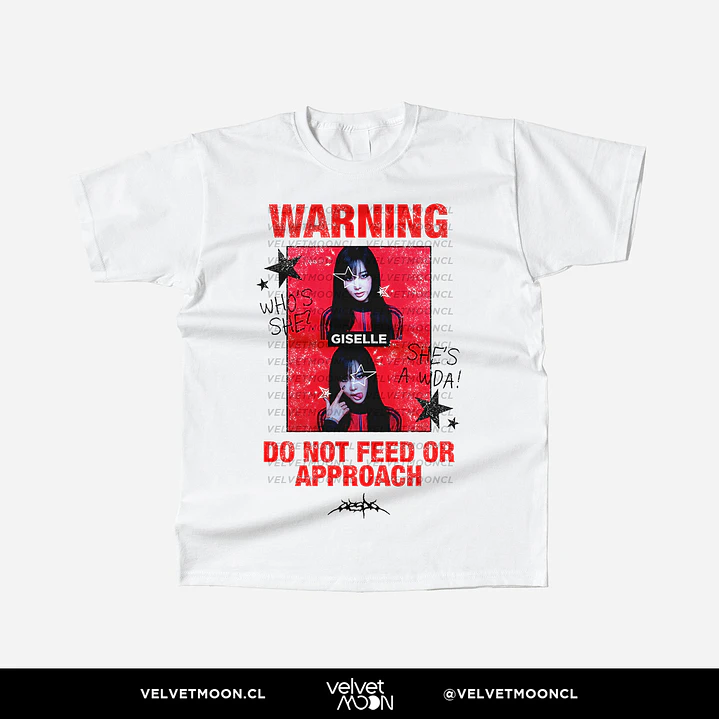 POLERA AESPA GISELLE WDA WARNING 2