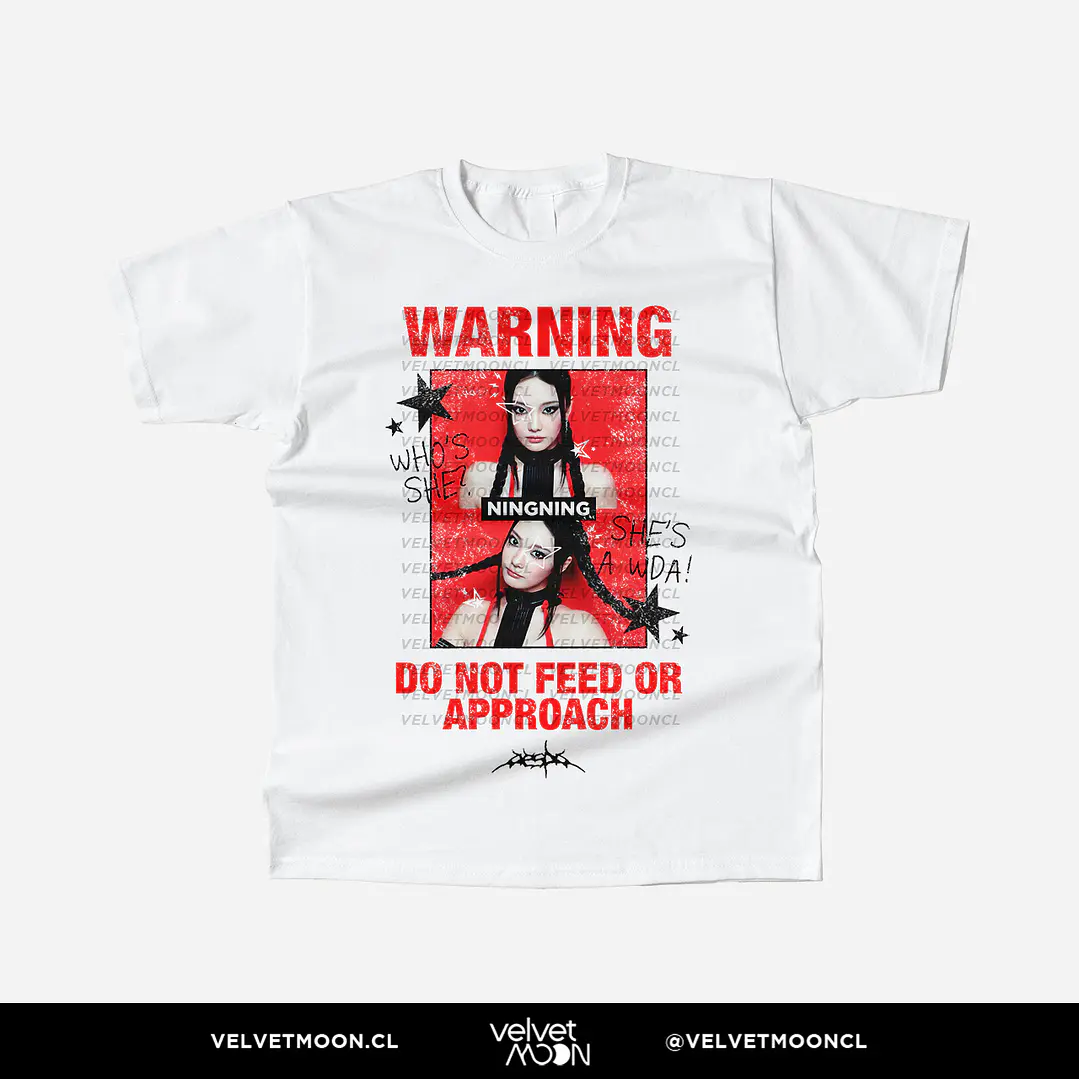 POLERA AESPA NINGNING WDA WARNING 2