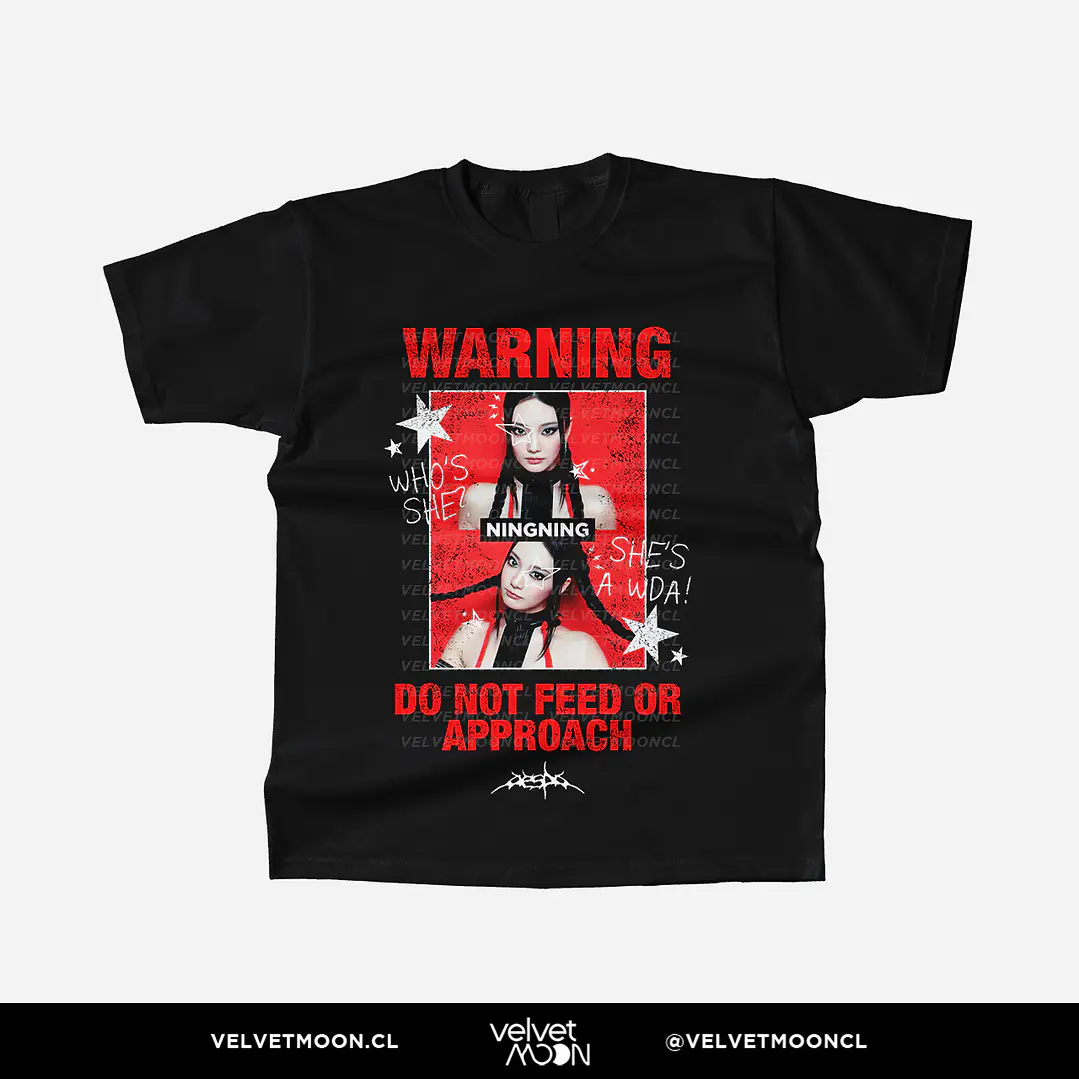 POLERA AESPA NINGNING WDA WARNING 1