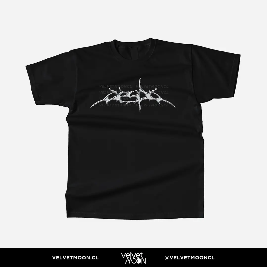POLERA AESPA LOGO CHROME 1
