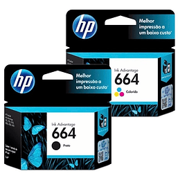 PACK HP 664 (NEGRO Y COLOR)
