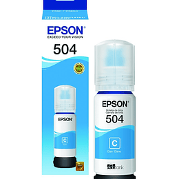 Tinta Epson T504220 (504) Cyan