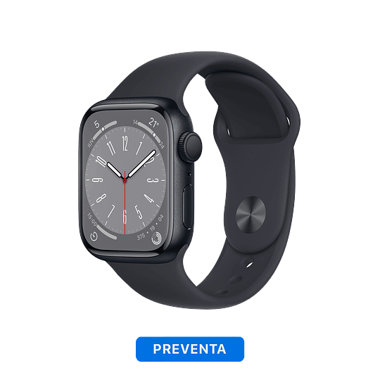 Apple Watch Serie 8 (GPS) Midnight Aluminum Case - Sport Band - Image 1