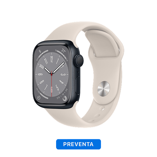 Apple Watch Serie 8 (GPS) Midnight Aluminum Case - Sport Band - Image 7