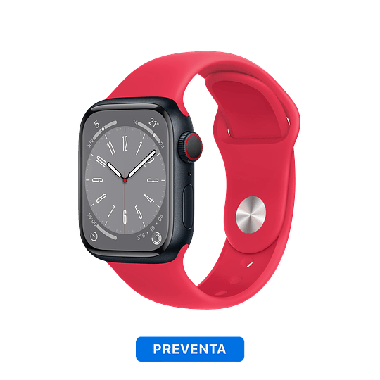 Apple Watch Serie 8 (GPS + Cellular) Midnight Aluminum Case - Sport Band - Image 3