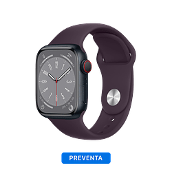 Apple Watch Serie 8 (GPS + Cellular) Midnight Aluminum Case - Sport Band