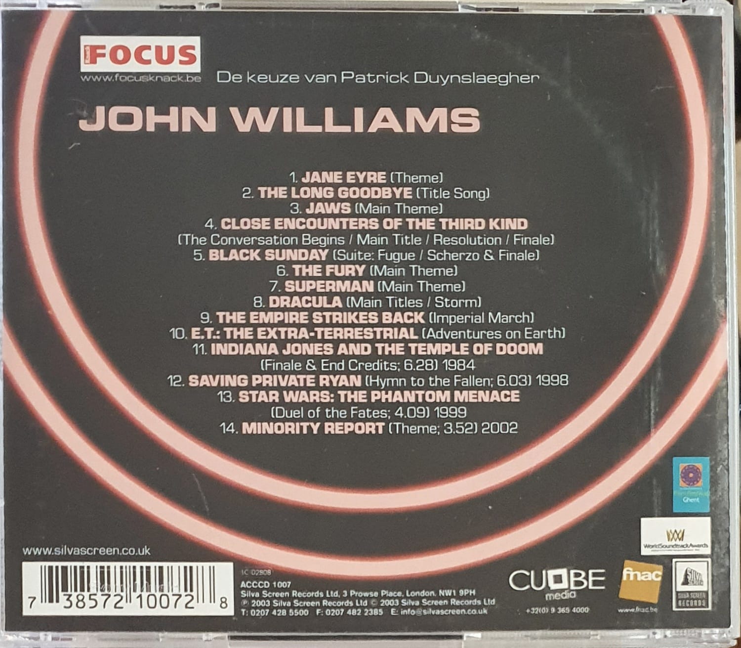 CD John Williams - Focus Scoort