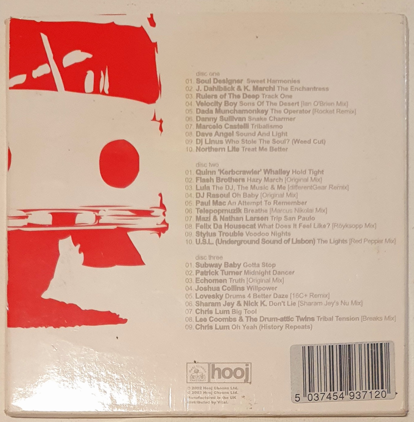 CD Red Jerry - Hooj Presents: Further... (2002) (3XCD)