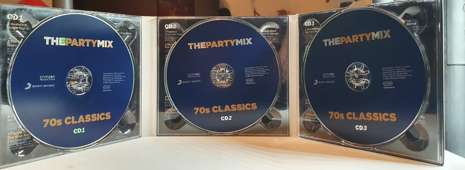 CD Compilado – The Party Mix 70s Classics (3XCD Set)