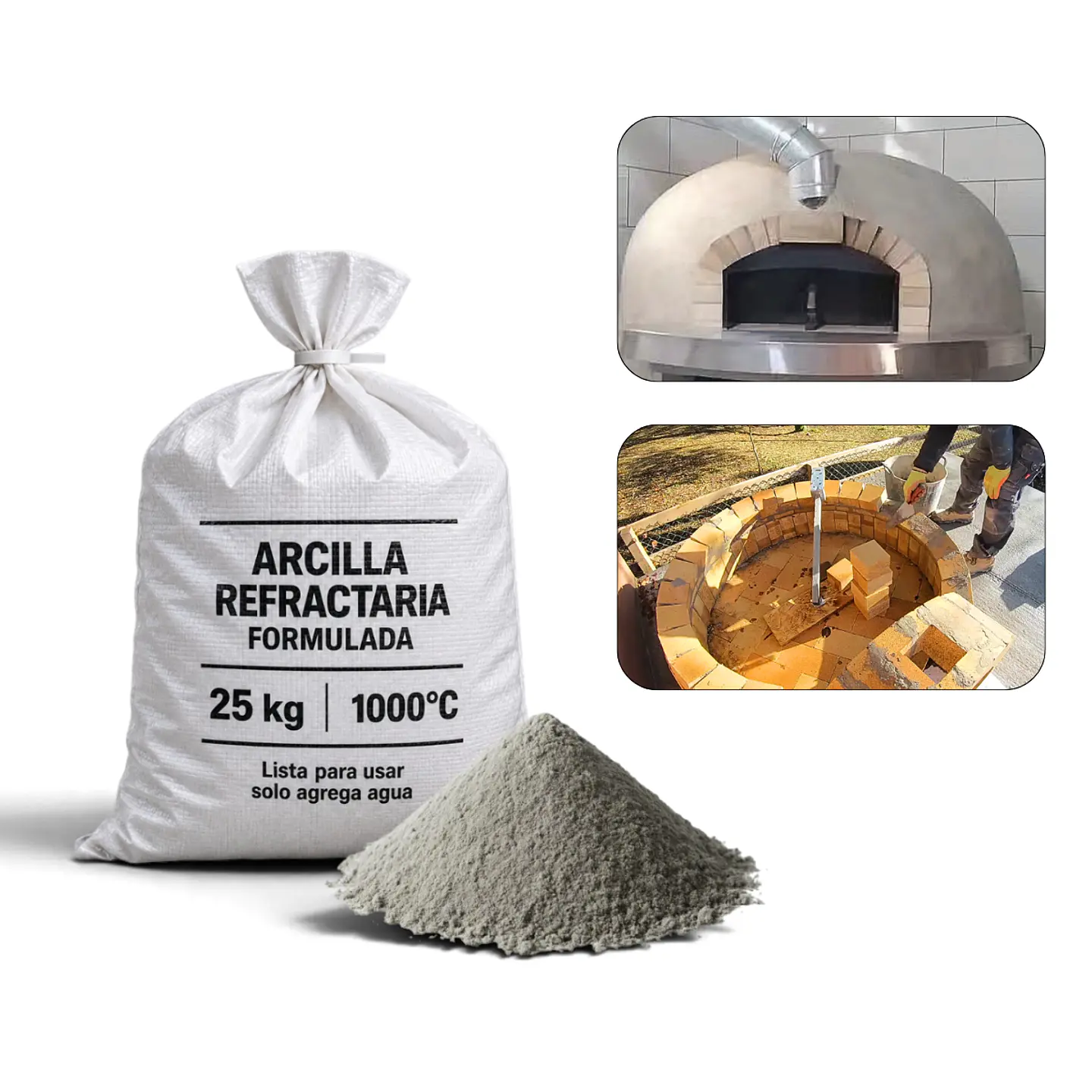 Arcilla Refractaria Formulada - 100°C 2