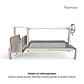 Parrilla con Brasero Lateral y Altura Regulable - Miniatura 1