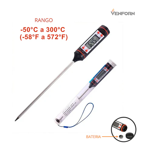 Termómetro Digital de Cocina con Sonda TP101