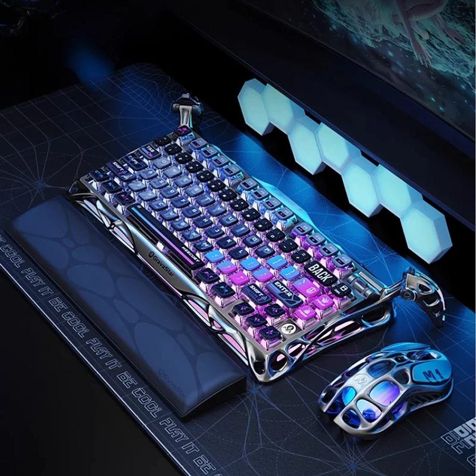 Teclado Mecánico Gamer Inalámbrico K1 Pro RGB 1