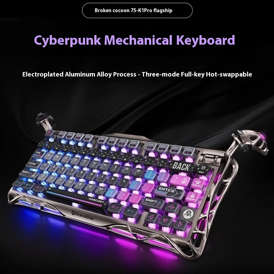 Teclado Mecánico Gamer Inalámbrico K1 Pro RGB 2
