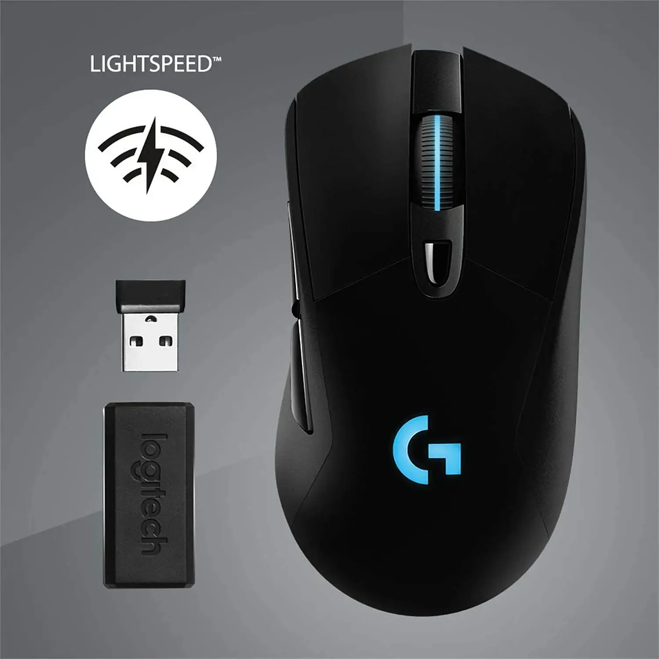 Mouse Gamer Inalámbrico Logitech G703 HERO RGB Pro 3