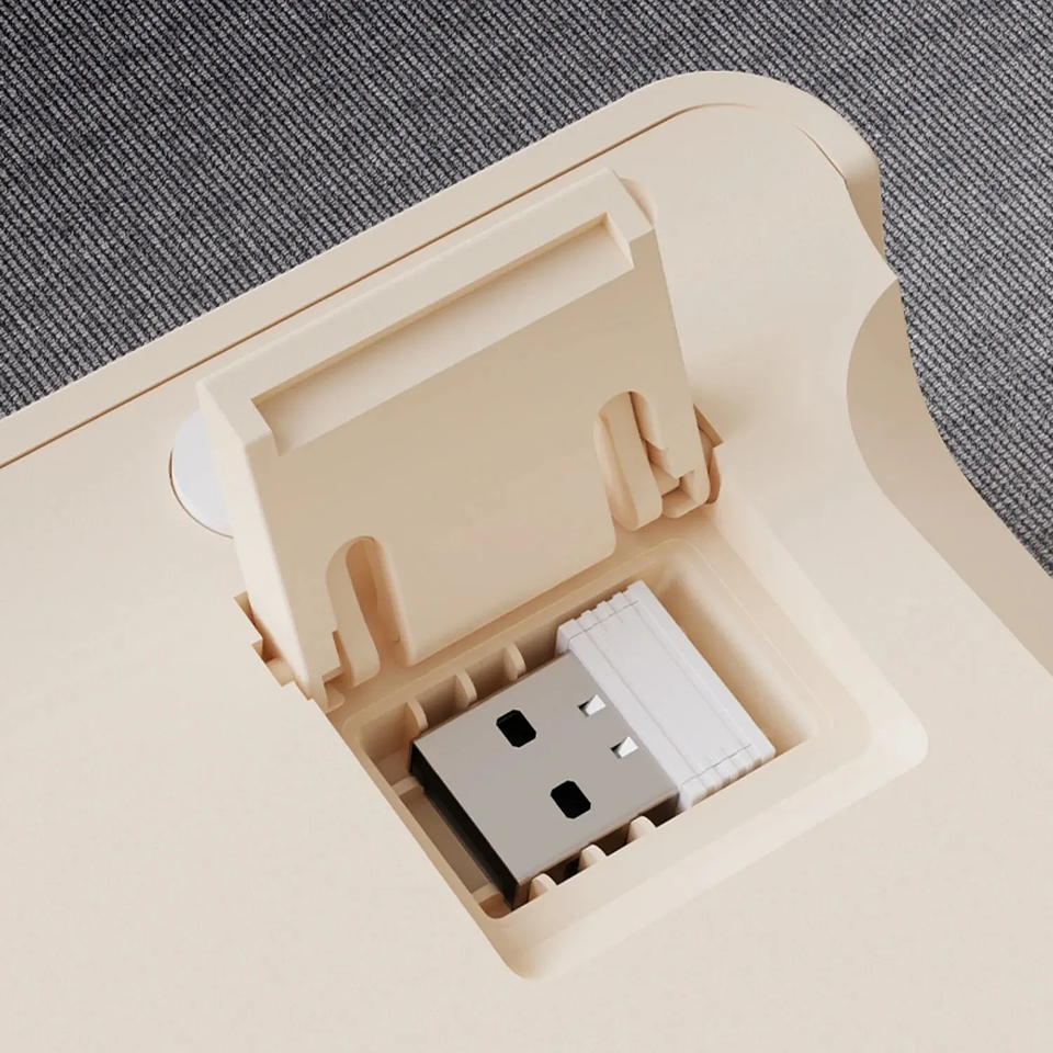 Teclado Inalámbrico FreeWolf M96 con Pantalla y Luces RGB 7