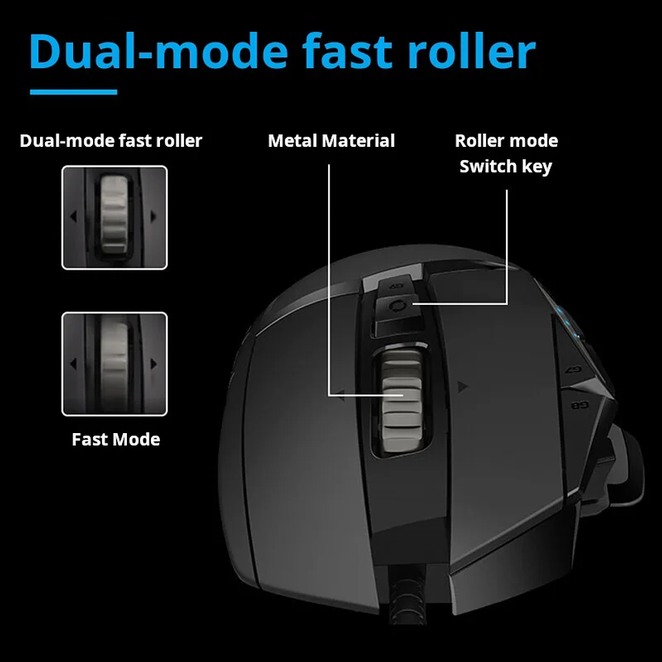 Mouse Gamer Logitech G502 HERO Alta Precisión RGB 6