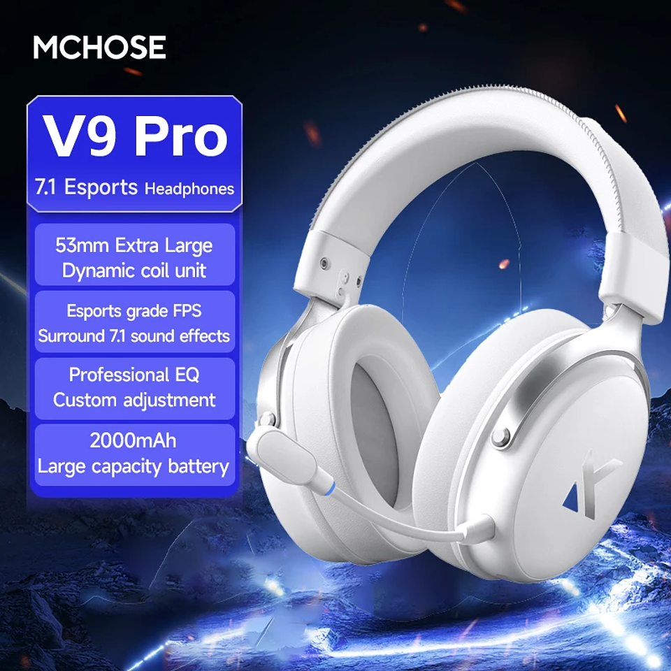Audífonos Gamer Inalámbricos MCHOSE V9 Pro Sonido 7.1 7