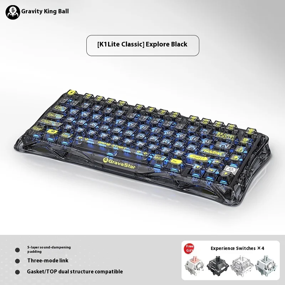 Teclado Mecánico Gamer Inalámbrico K1 Pro RGB 16