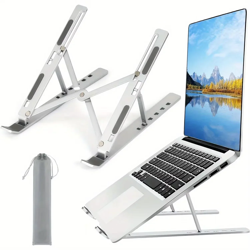 Soporte Ajustable para Notebook Plegable con Ventilación 1