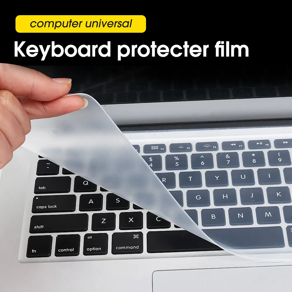 Protector de Teclado para Notebook Silicona Impermeable 1
