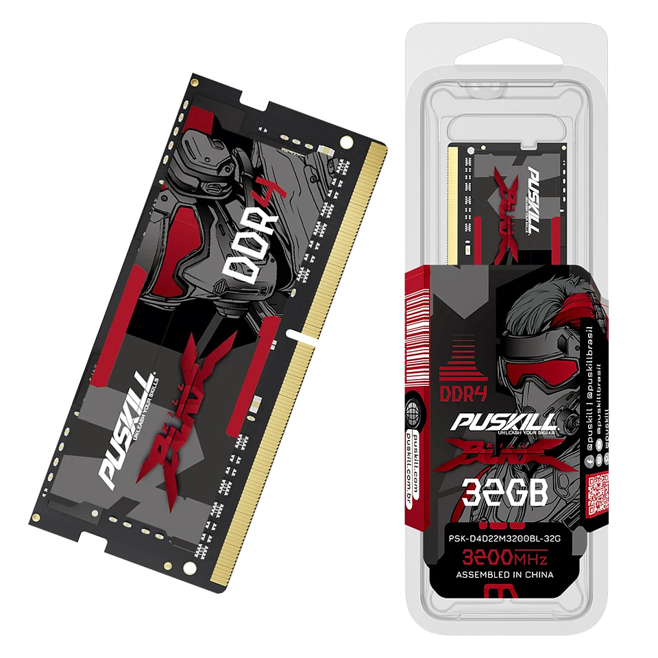 Memoria RAM para Notebook DDR4 / DDR3L PUSKILL 3