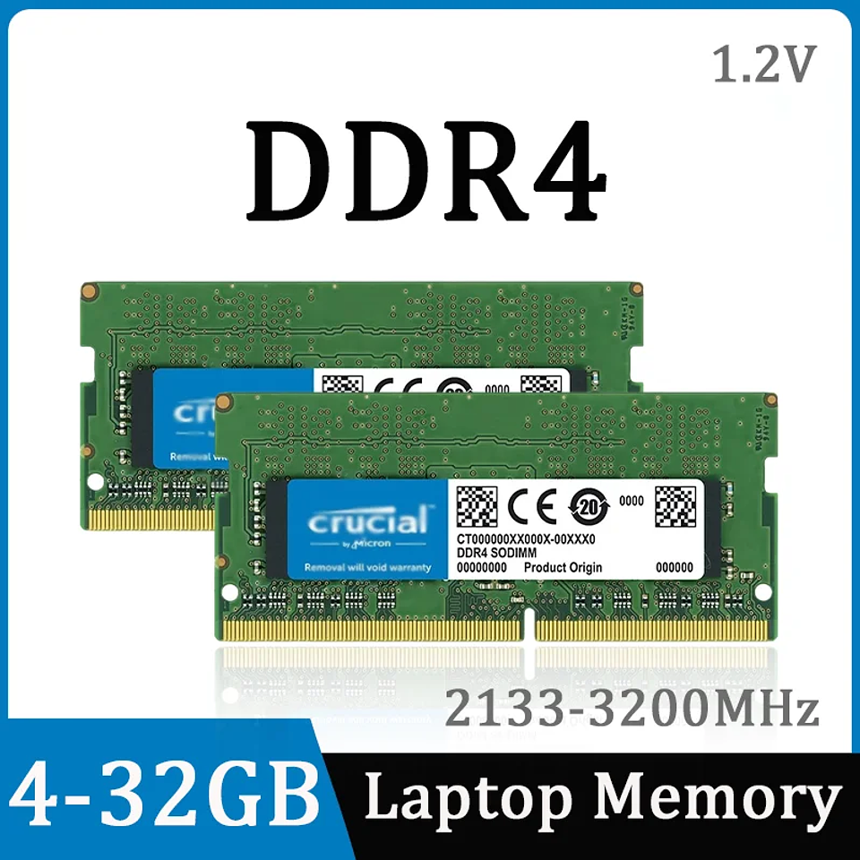 Memoria RAM DDR4 para Notebook 4GB a 32GB Alta Velocidad 1