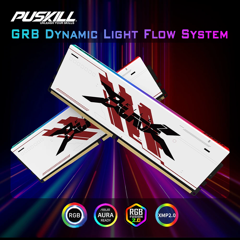 Memoria RAM DDR4 RGB para PC Gamer 8GB / 16GB Alta Velocidad 4