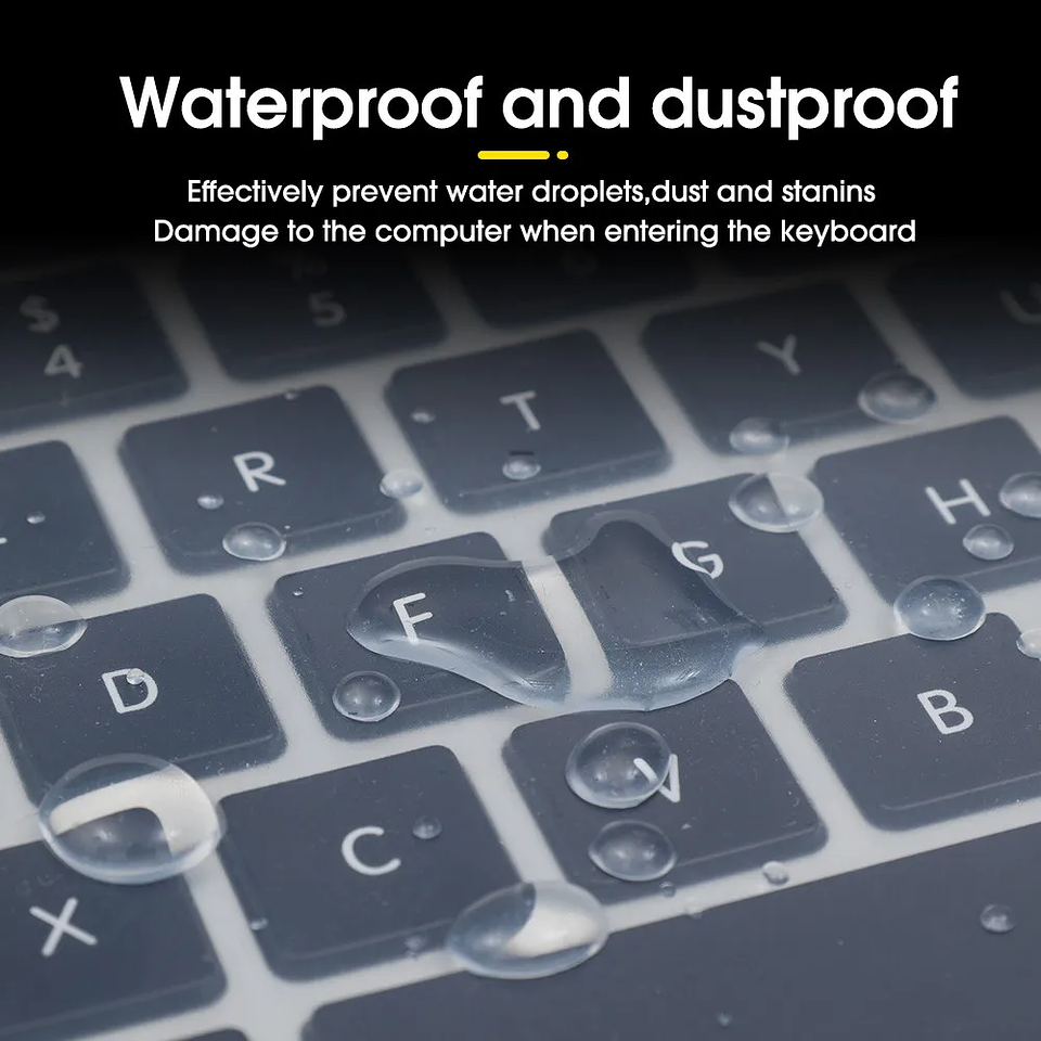 Protector de Teclado para Notebook Silicona Impermeable 4