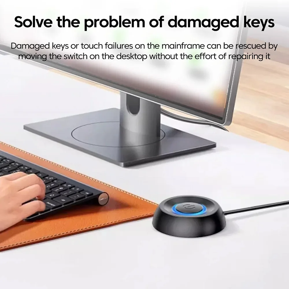 Botón de Encendido Externo para PC con Luz LED 2