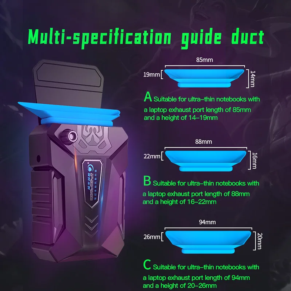 Cooler Extractor de Aire para Notebook COOLCOLD USB 4