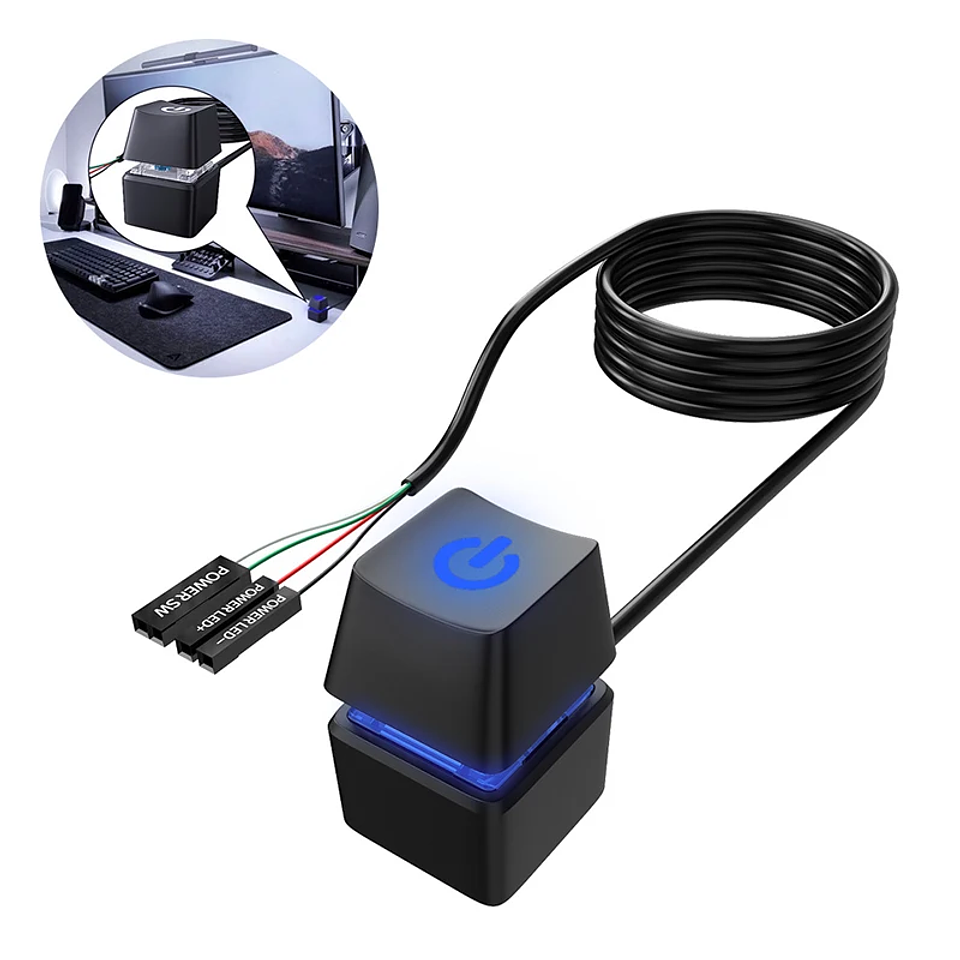 Botón de Encendido Externo para PC con Luz LED 7