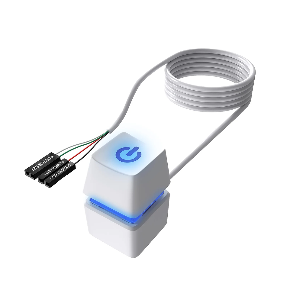 Botón de Encendido Externo para PC con Luz LED 8