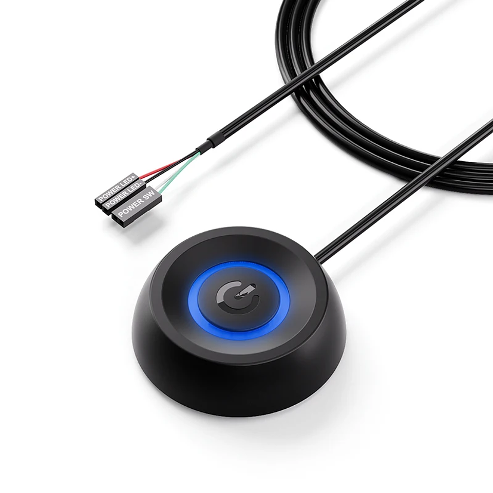 Botón de Encendido Externo para PC con Luz LED 1