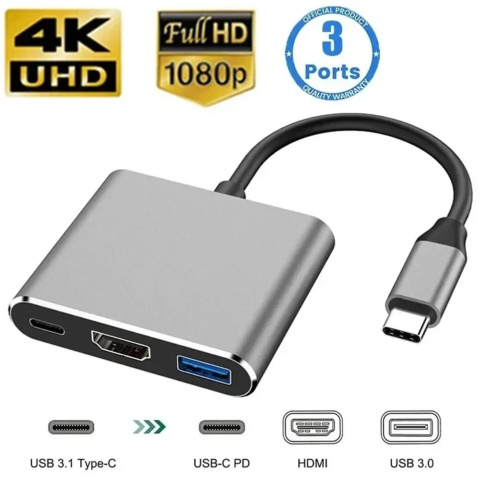 Hub USB-C 8 en 1 con HDMI 4K y Carga Rápida 12