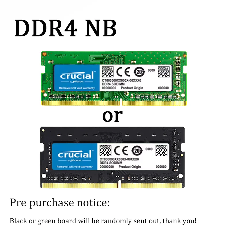 Memoria RAM DDR4 para Notebook 4GB a 32GB Alta Velocidad 6