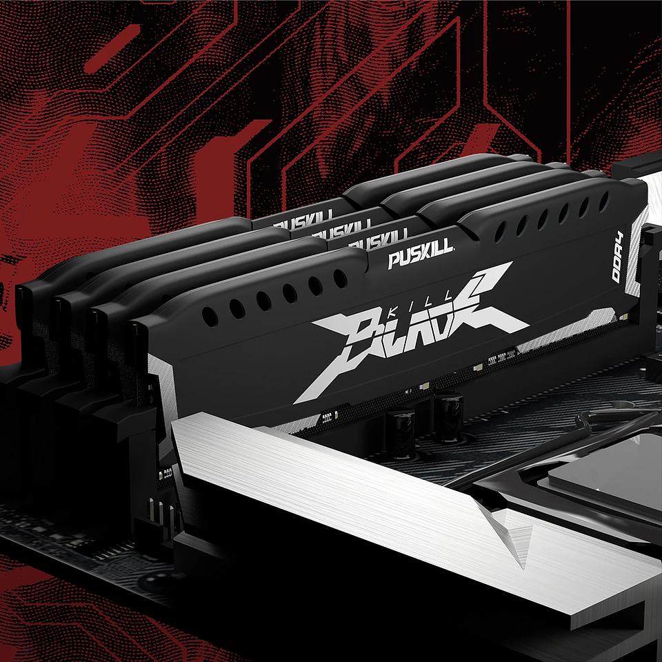 Memoria RAM DDR4 para PC PUSKILL 8GB / 16GB Alta Velocidad 5
