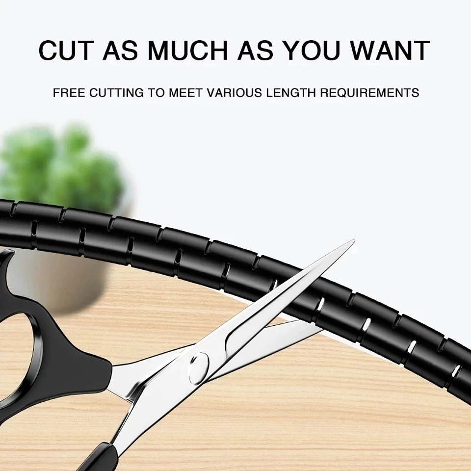 Protector Espiral para Cables (Organizador Flexible 1M/2M) 5