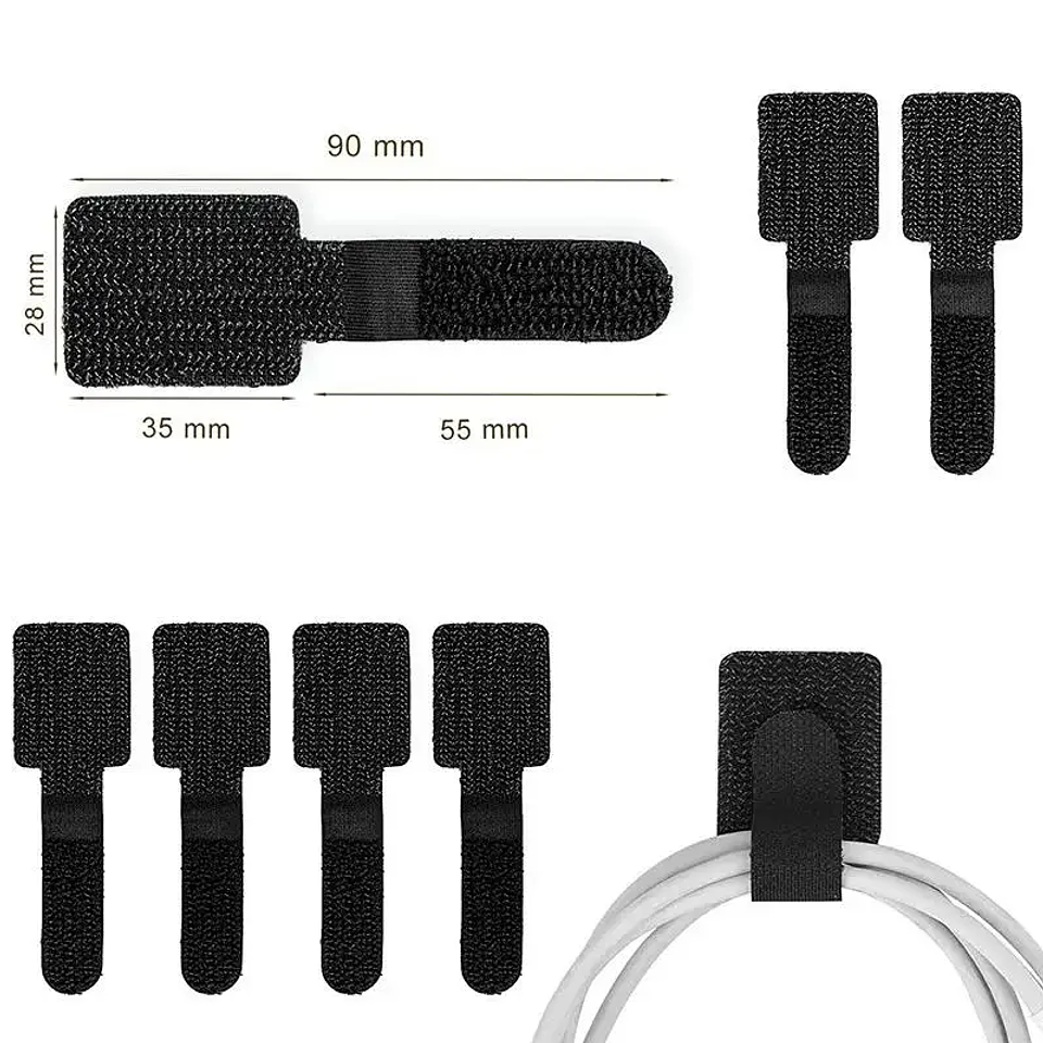 Cintas Reutilizables para Organizar Cables (Velcro Ajustable) 3