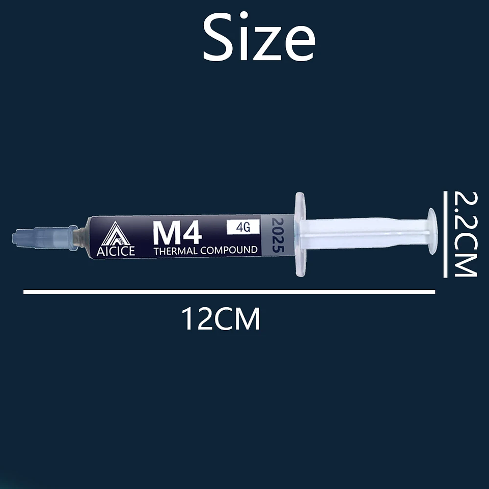 Pasta Térmica M4 11.8W Alto Rendimiento (CPU/GPU) 6
