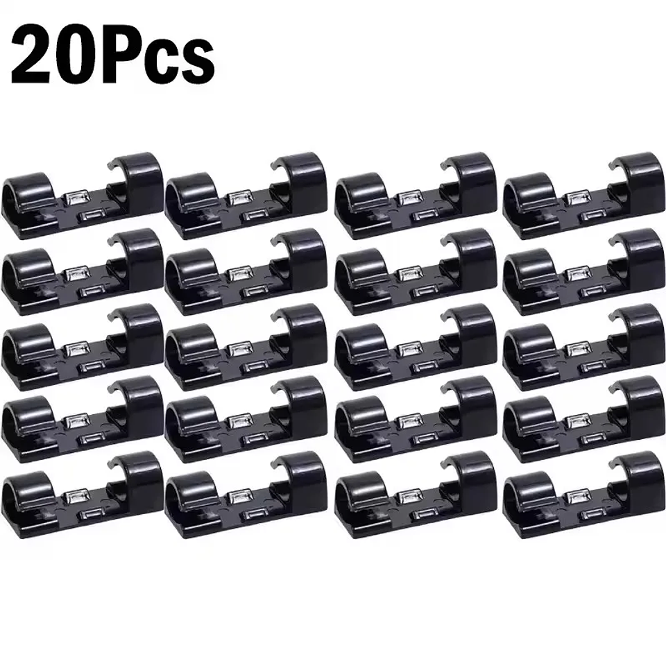 Clips Organizadores de Cables Adhesivos (Pack Orden Total) 10