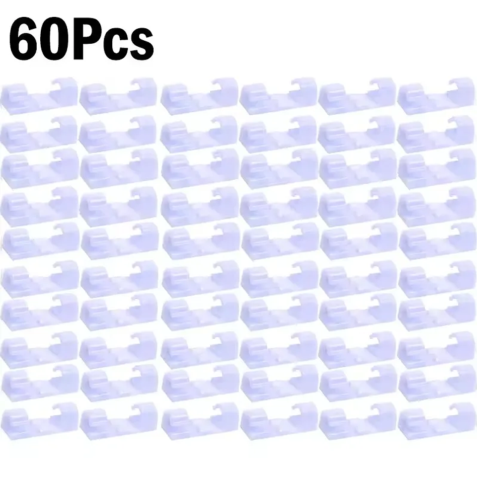 Clips Organizadores de Cables Adhesivos (Pack Orden Total) 17
