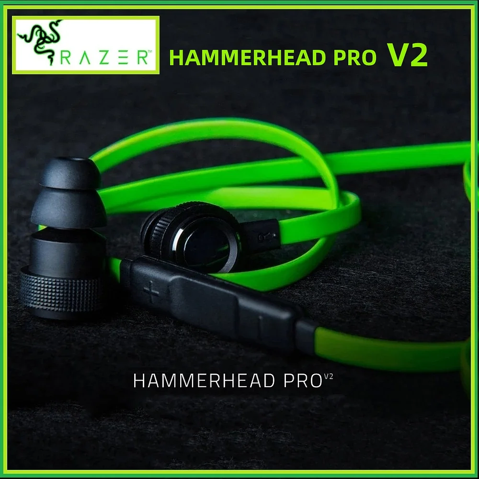 Audífonos Gamer Razer Hammerhead Pro V2 con Micrófono 2